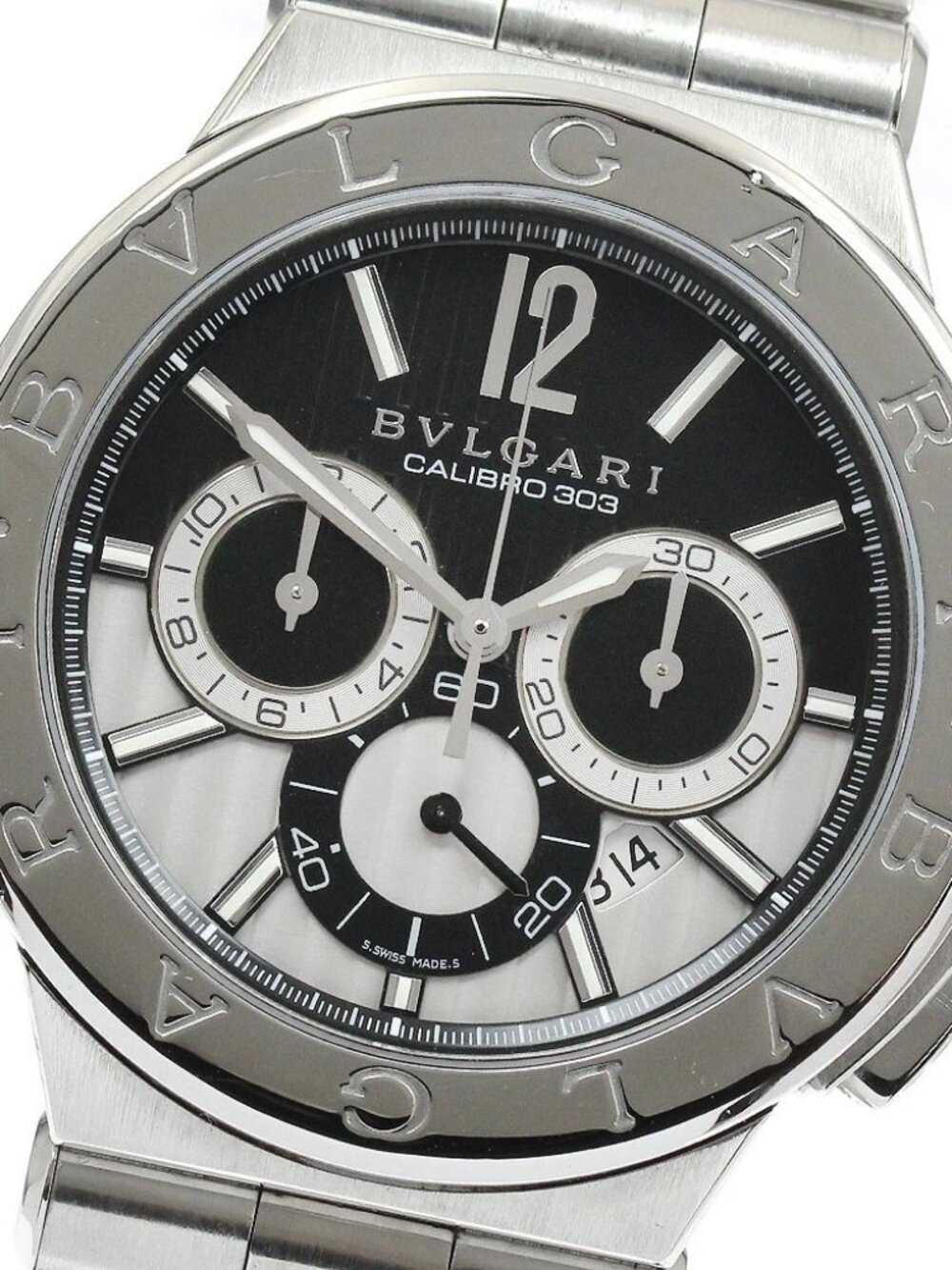 BVLGARI Diagono Caribillo 303 DG42SCH Chronograph Automatic Men's Watch_898125